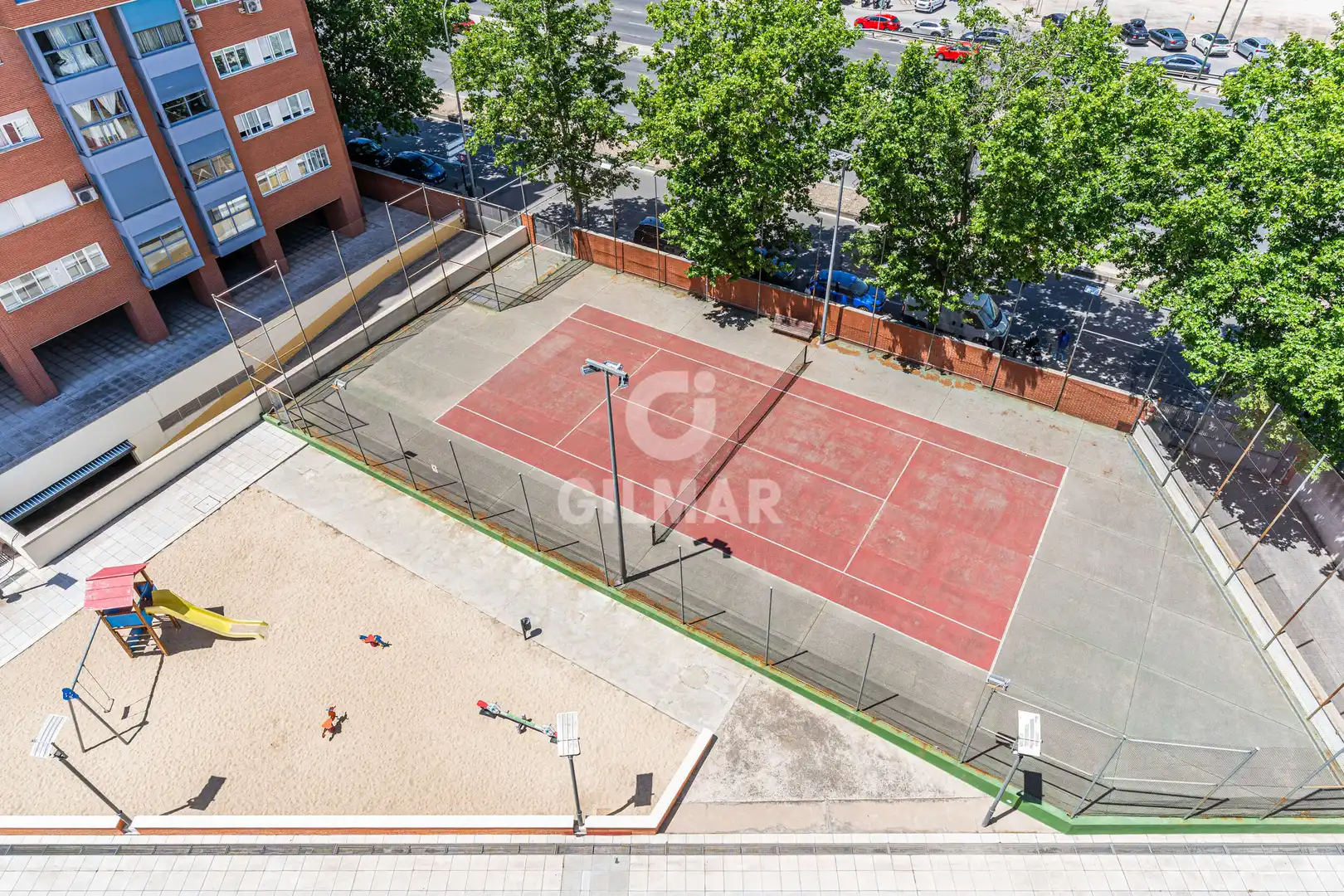 Parking of Flat for sale in Madrid  with Heating, Private garden and Storage room