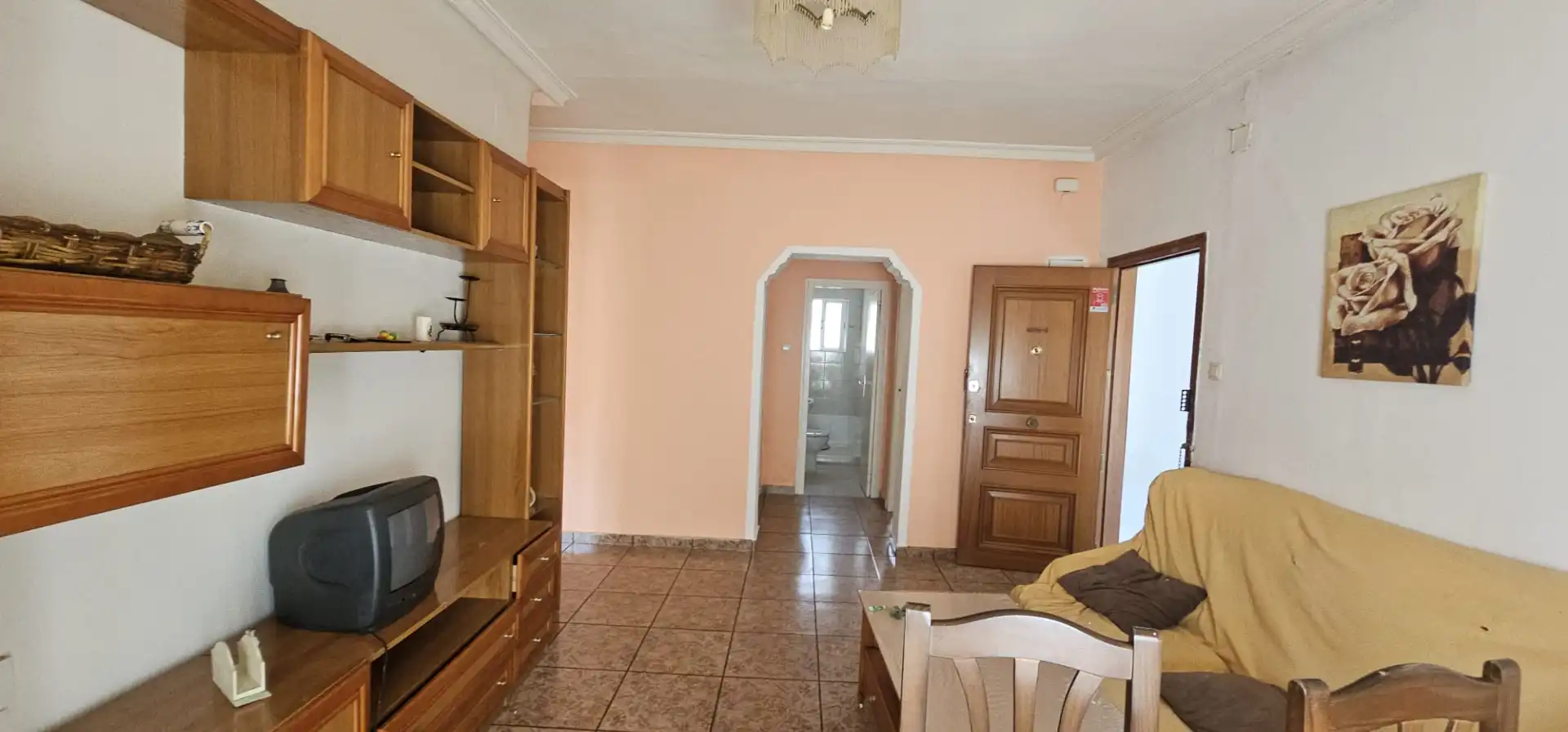 Sala d'estar de Pis en venda en Puertollano amb Moblat i Balcó