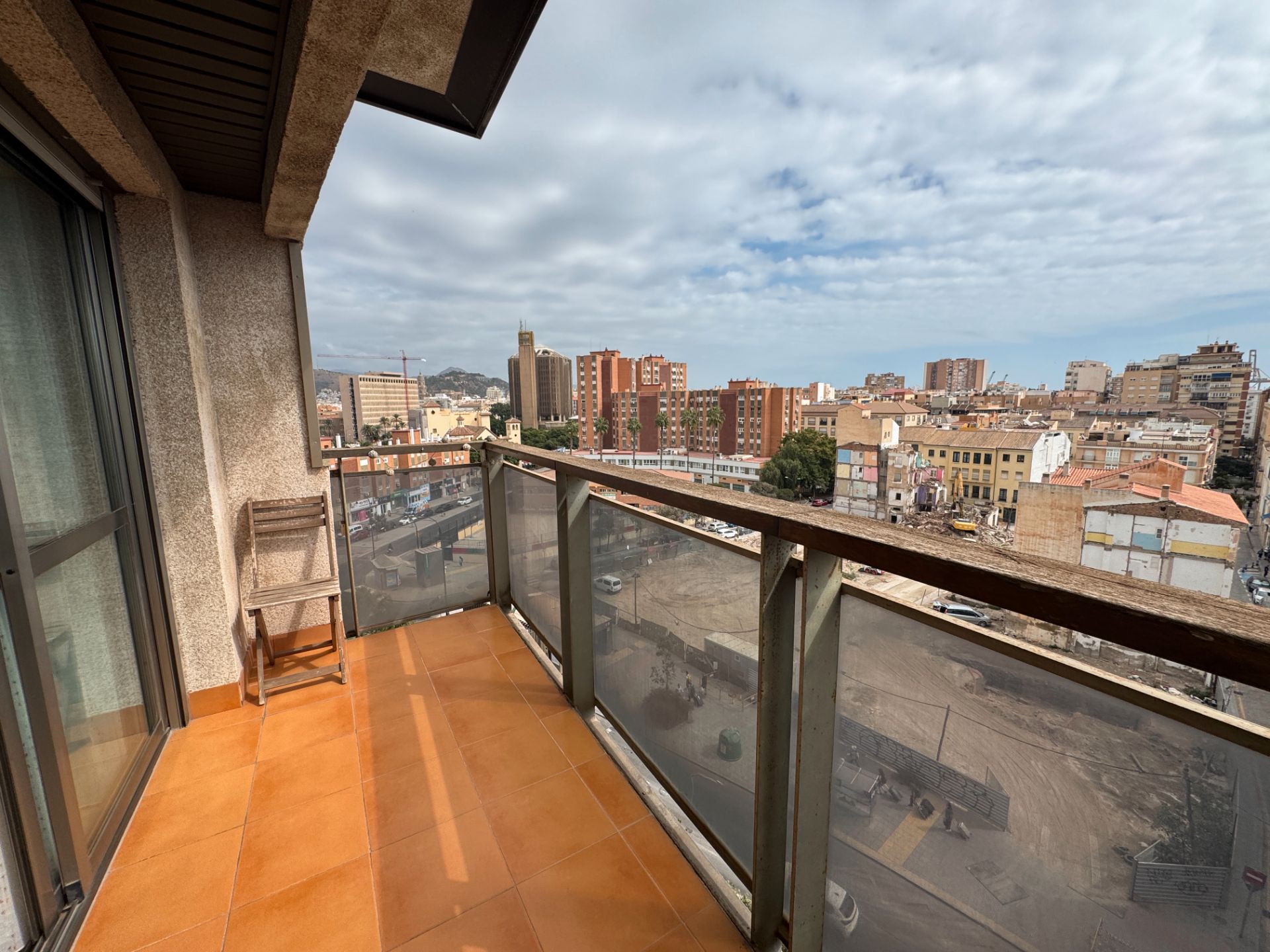 Exterior view of Flat to rent in Málaga Capital  with Terrace, Furnished and Alarm