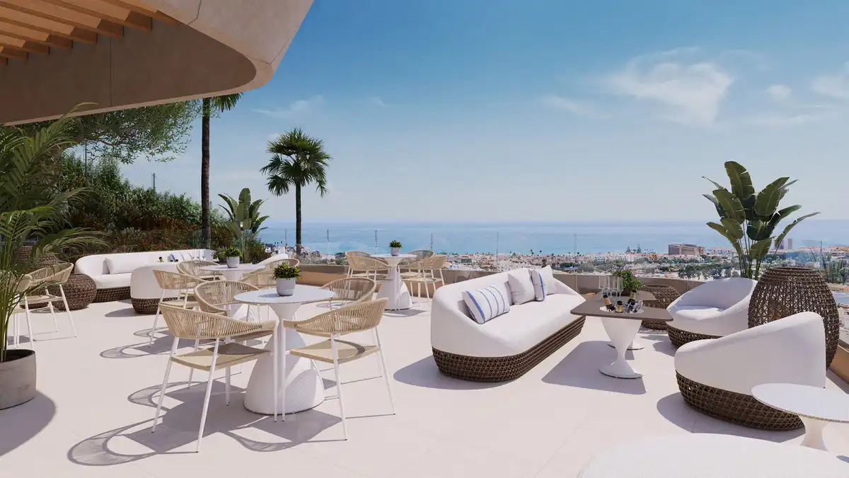 Terrace of Flat for sale in Mijas  with Terrace and Storage room