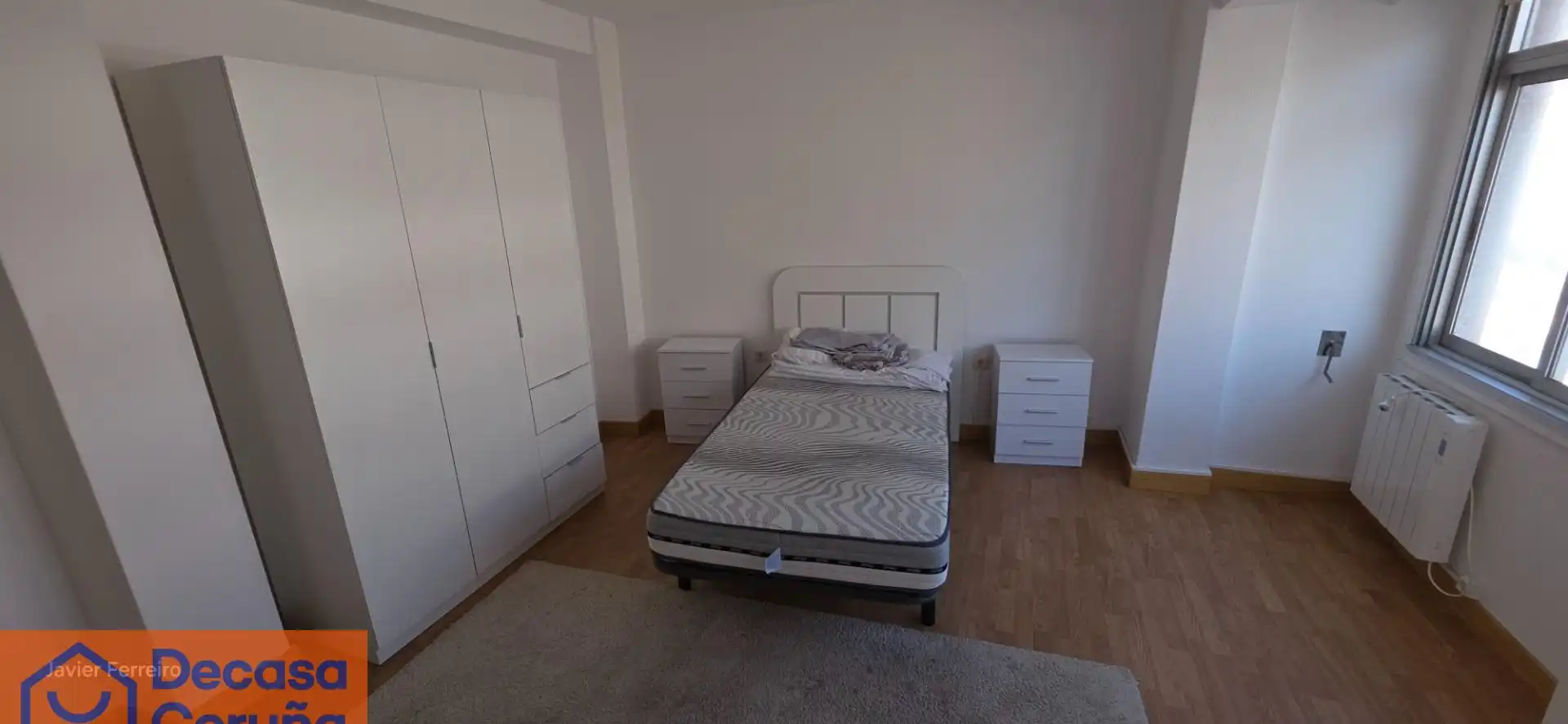 Schlafzimmer von Wohnung zur Miete in Arteixo mit Heizung, Möbliert und Alarm
