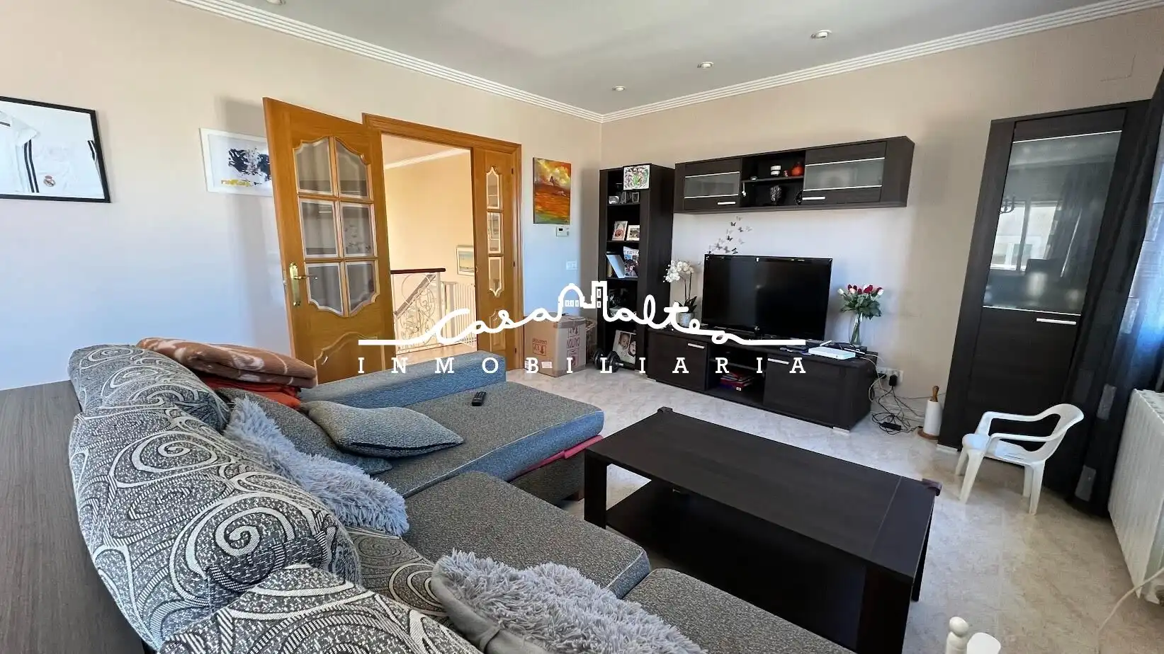 Living room of Houses for sale in L'Alfàs del Pi  with Private garden, Terrace and Swimming Pool