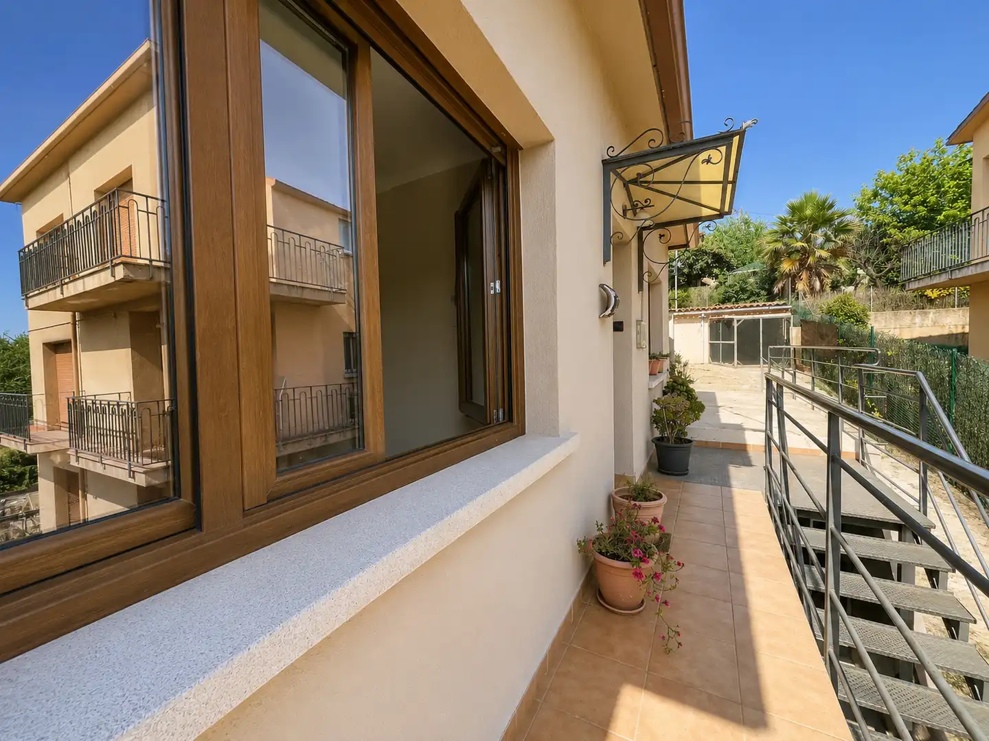 Terraza de Casa o chalet en venta en Palau-solità i Plegamans con Aire acondicionado, Calefacción y Jardín privado