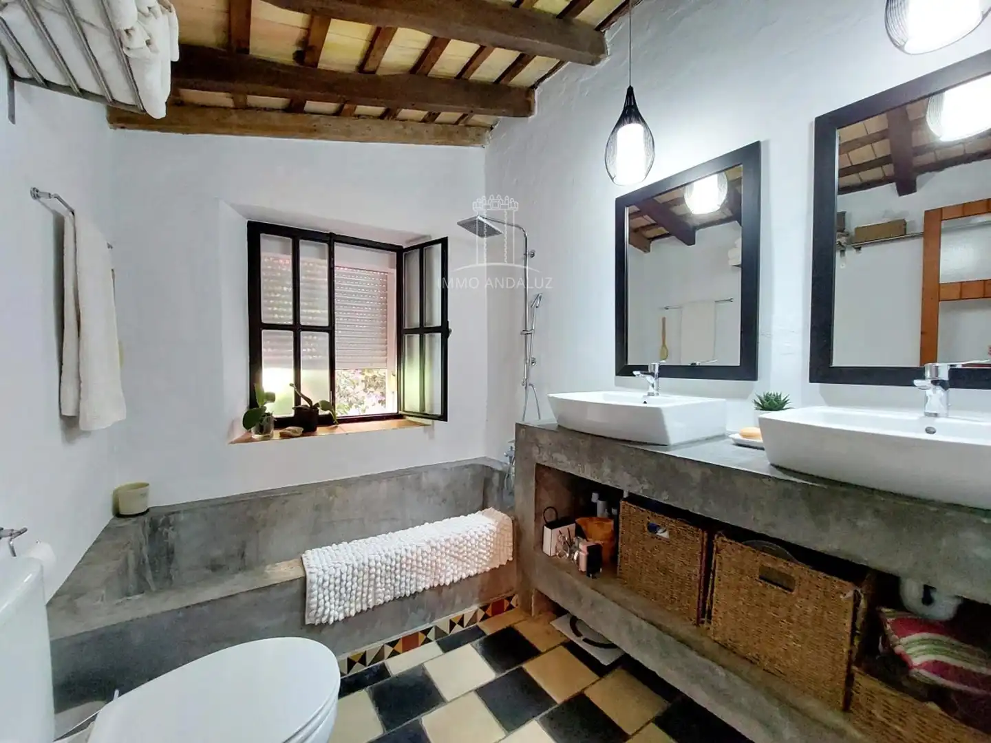 Badezimmer von Haus oder Chalet zum Verkauf in Medina Sidonia mit Heizung