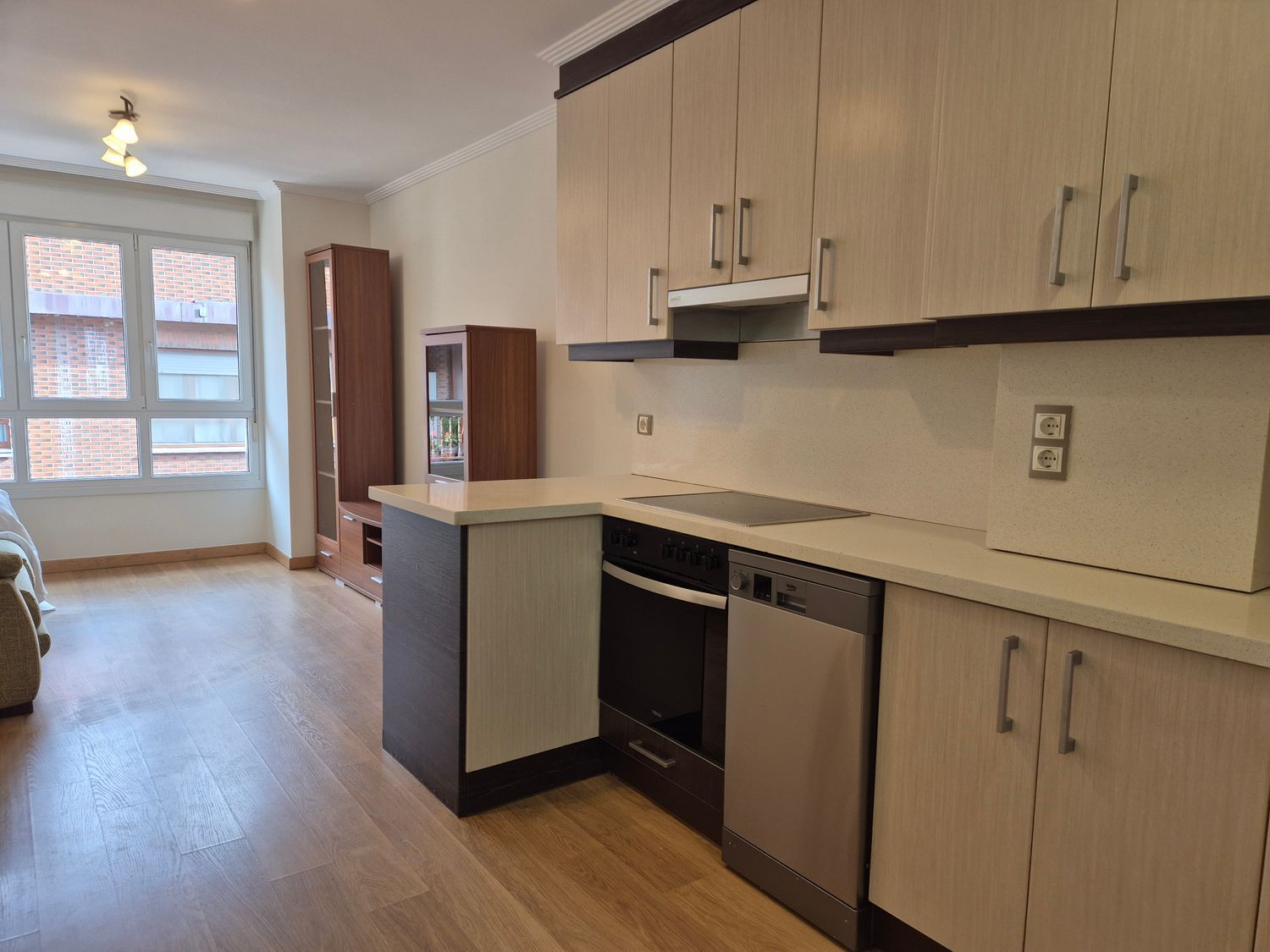Kitchen of Flat to rent in Gijón   with Heating, Storage room and Swimming Pool