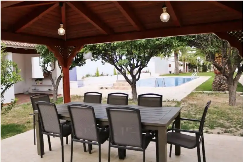Terrassa de Casa o xalet en venda en Alicante / Alacant amb Aire condicionat, Calefacció i Jardí privat