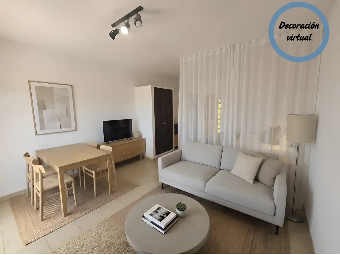 Sala de estar de Apartamento en venta en Tuineje con Terraza, Amueblado y Piscina comunitaria