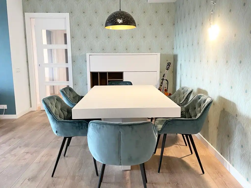 Dining room of Apartments for rent in Sitges  with Air Conditioner, Heating and Parquet flooring