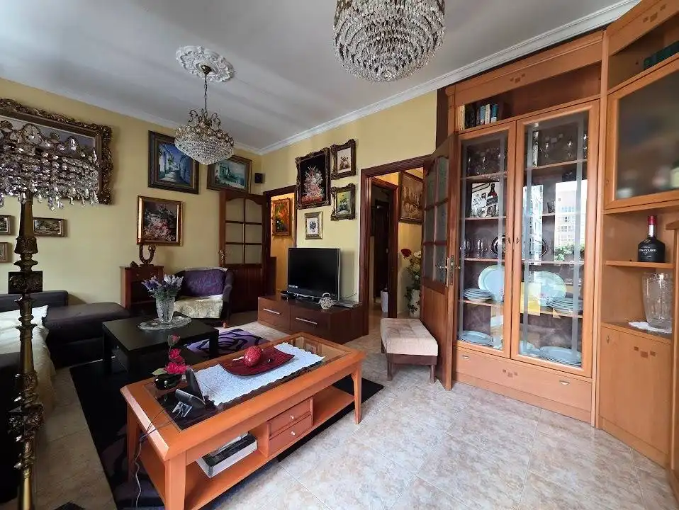 Sala d'estar de Pis en venda en Las Palmas de Gran Canaria amb Aire condicionat, Calefacció i Jardí privat