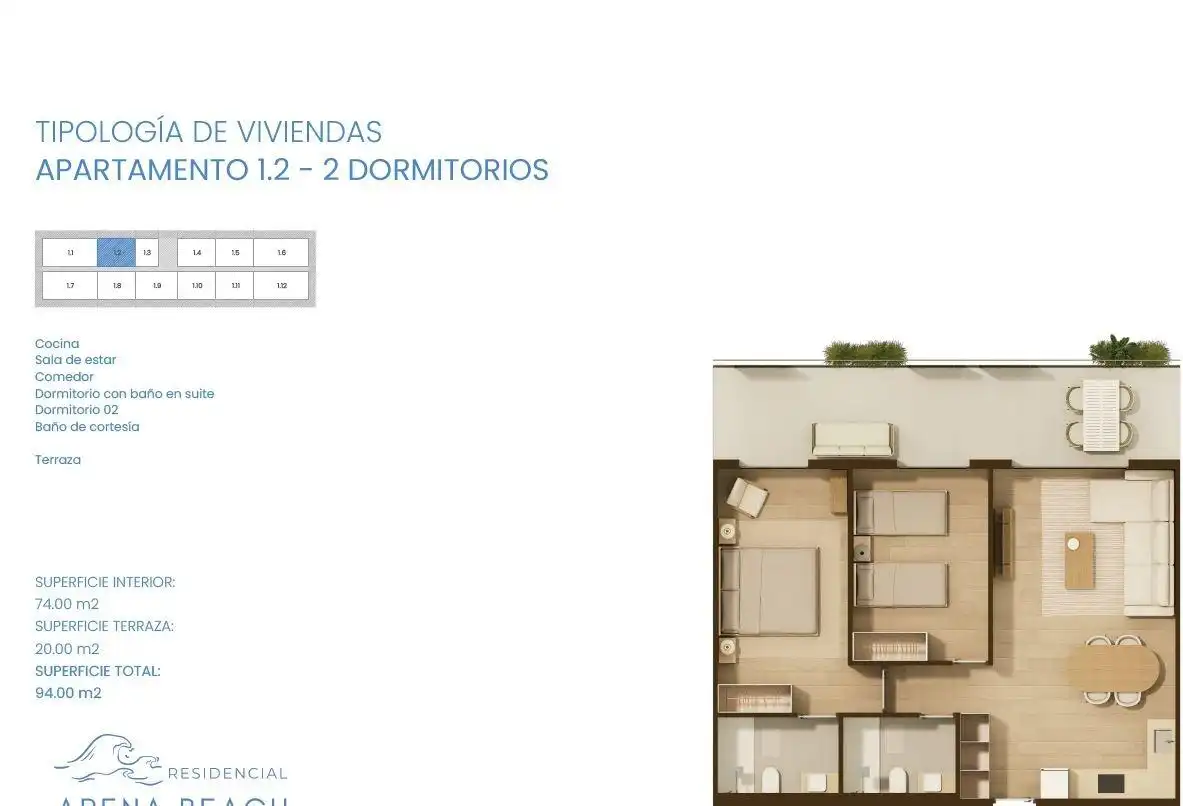 Apartment mit Terrasse zum Verkauf in Moncófar Playa, imagen 11