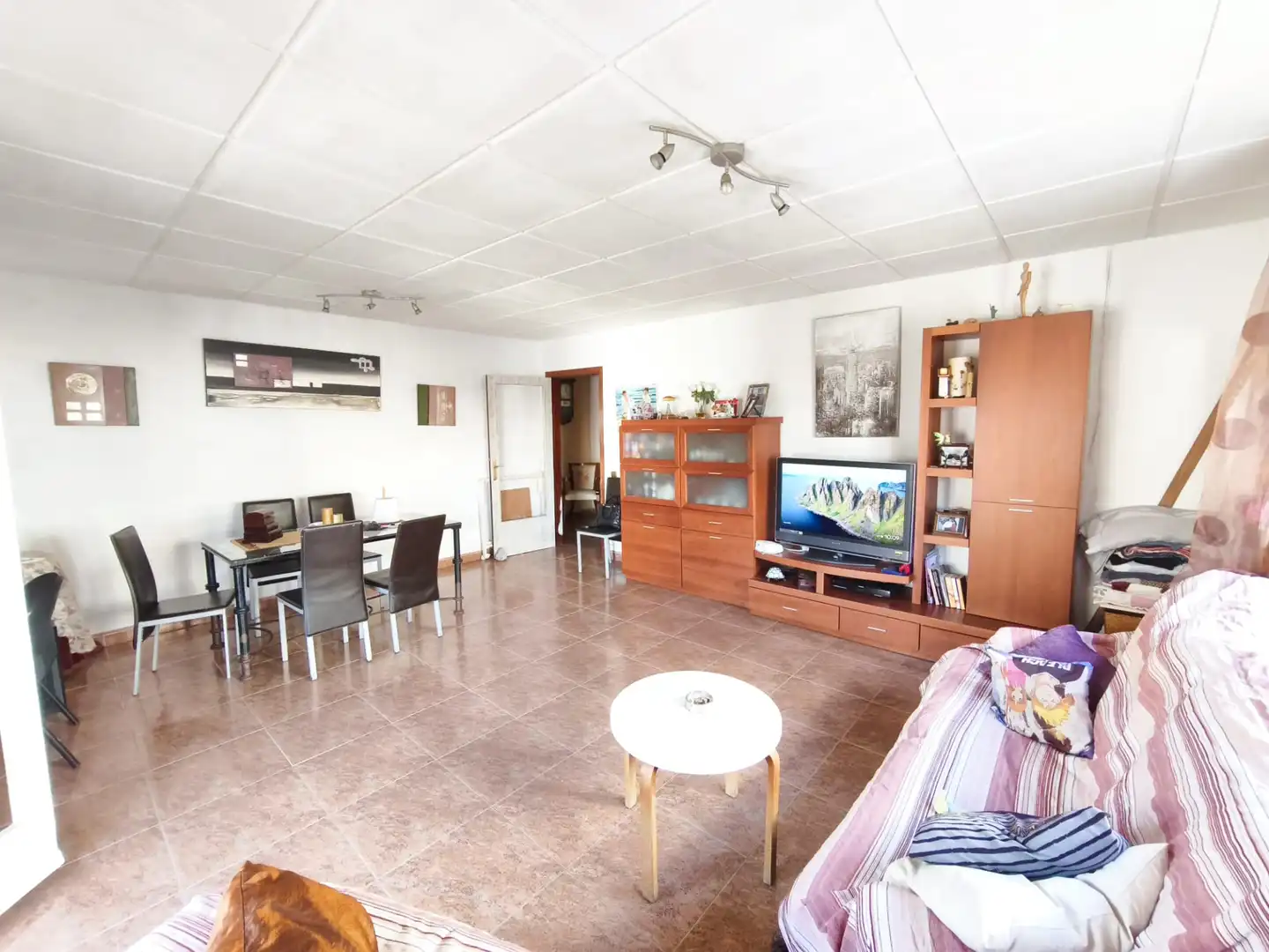Sala de estar de Piso en venta en Salou con Aire acondicionado, Terraza y Amueblado