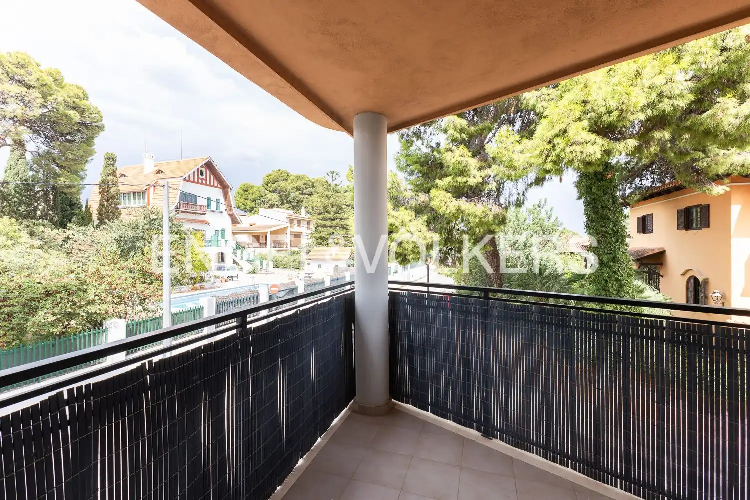 Balcony of Detached homes for rent in Rocafort  with Air Conditioner, Heating and Parquet flooring