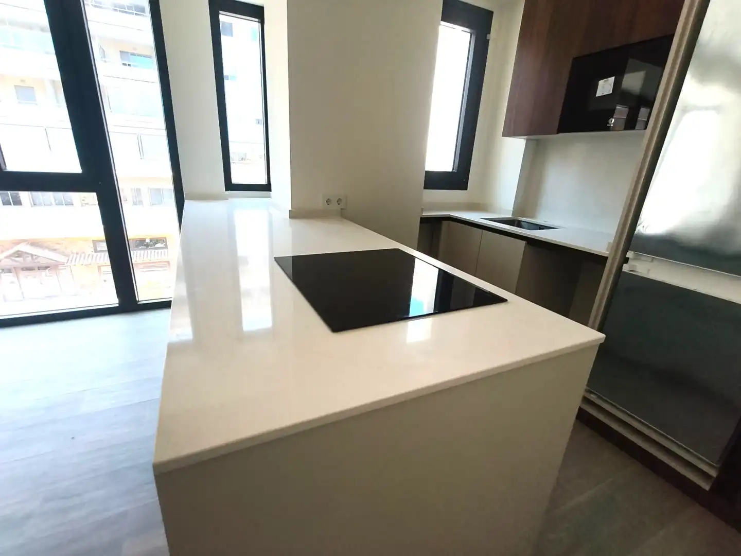 Cocina de Piso de alquiler en Málaga con Aire acondicionado, Calefacción y Horno