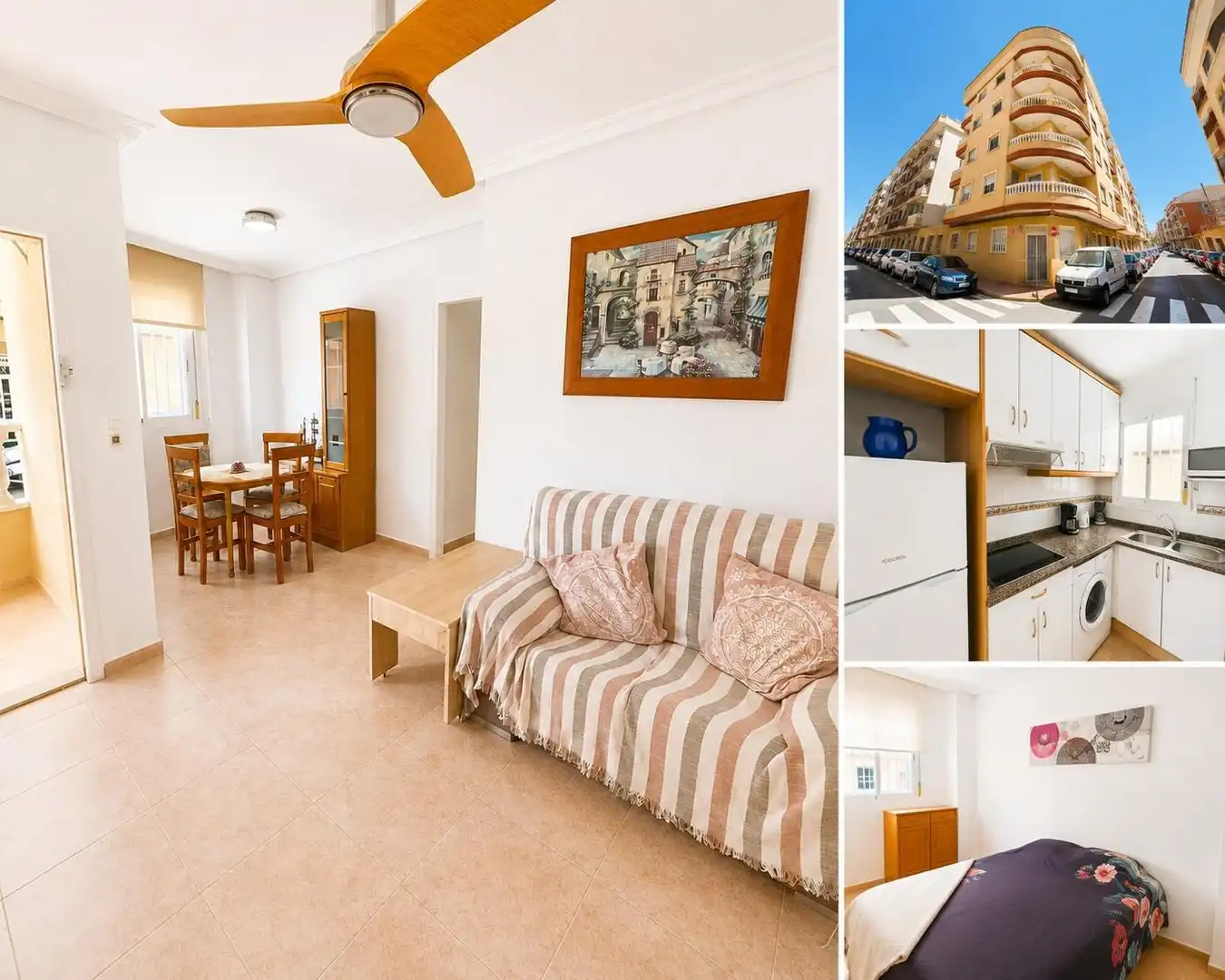 Vista exterior de Planta baja en venta en Torrevieja con Amueblado, Lavadora y Microondas