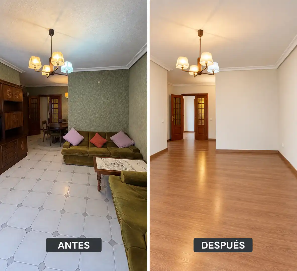 Living room of Flat for sale in Plasencia  with Air Conditioner and Balcony