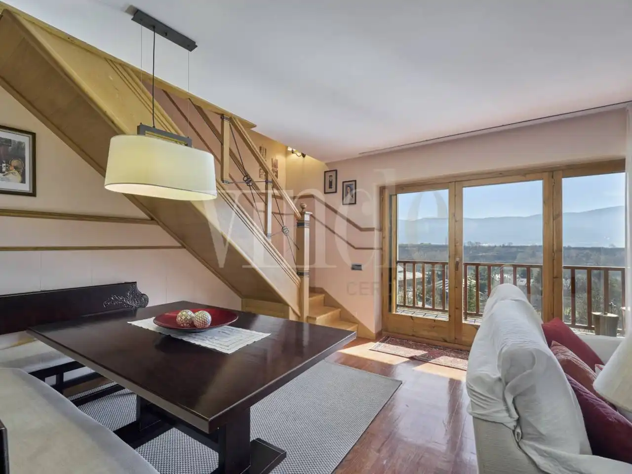 Sala d'estar de Dúplex en venda en Bolvir amb Calefacció, Parquet i Terrassa