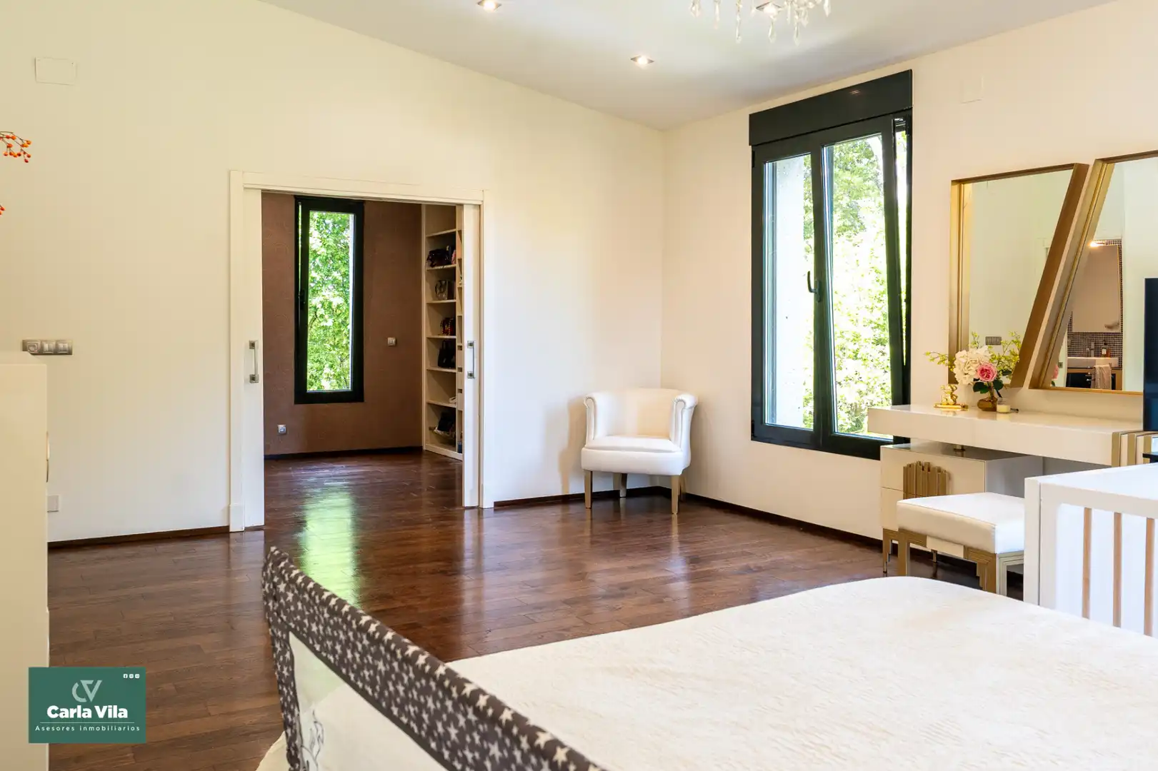 Schlafzimmer von Haus oder Chalet zum Verkauf in O Corgo   mit Heizung, Privatgarten und Parkett