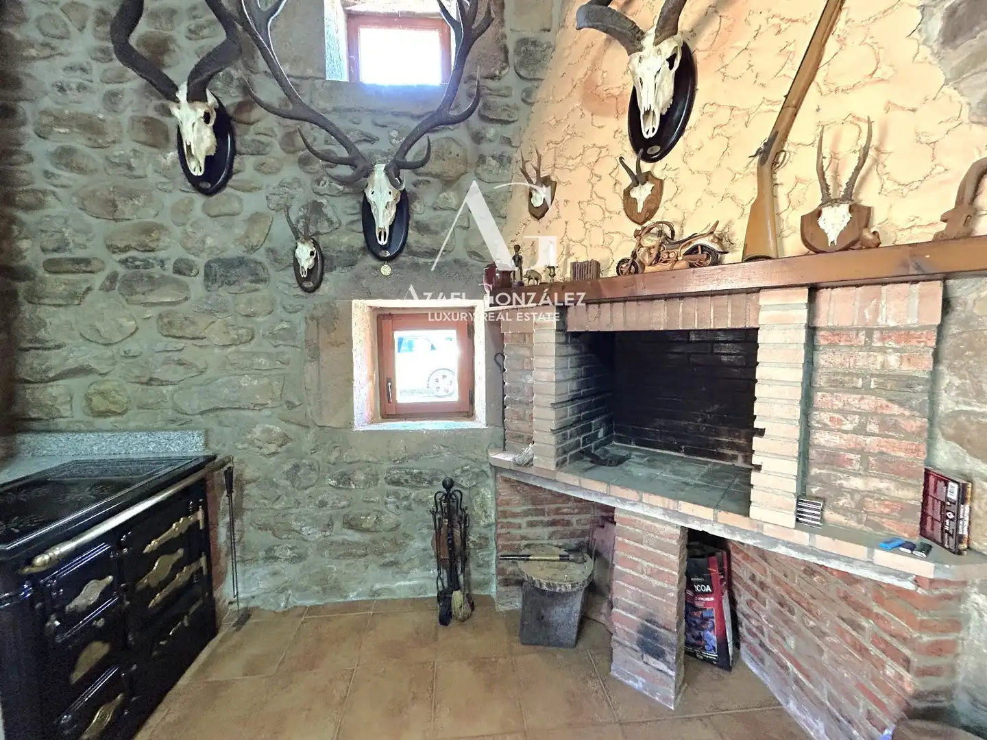 Cocina de Casa o chalet en venta en Ruente con Calefacción, Jardín privado y Terraza
