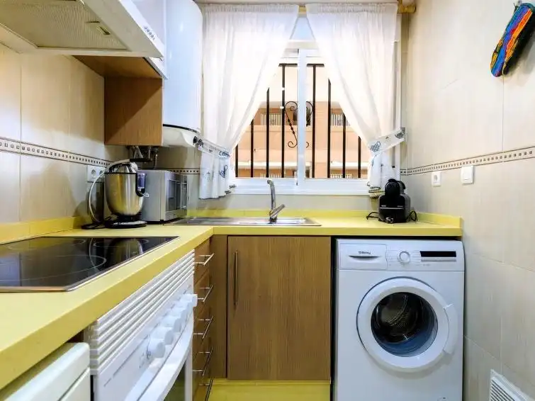Kitchen of Apartments for sale in Oropesa del Mar / Orpesa  with Air Conditioner, Heating and Private garden