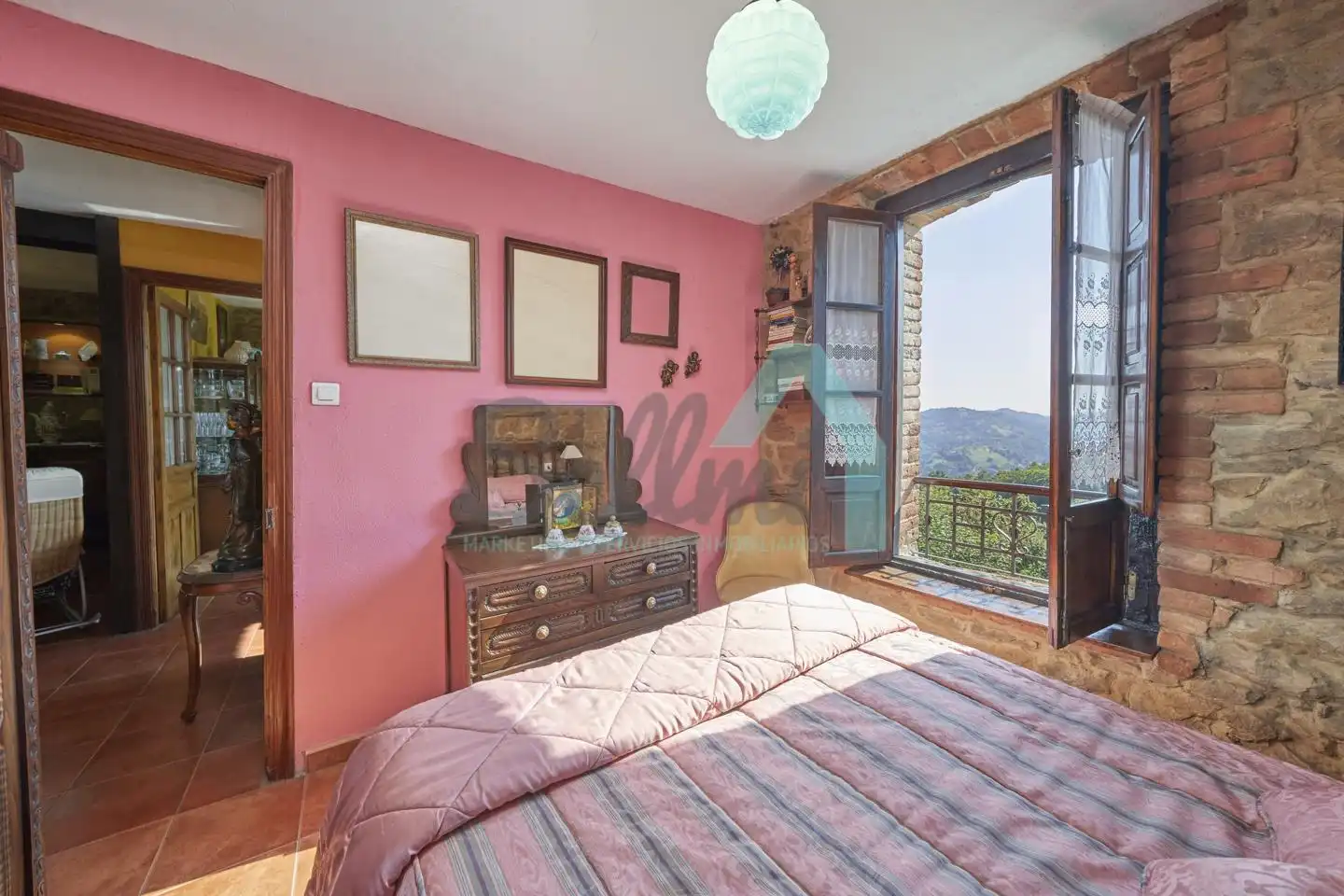 Bedroom of Houses for sale in Langreo  with Private garden and Balcony