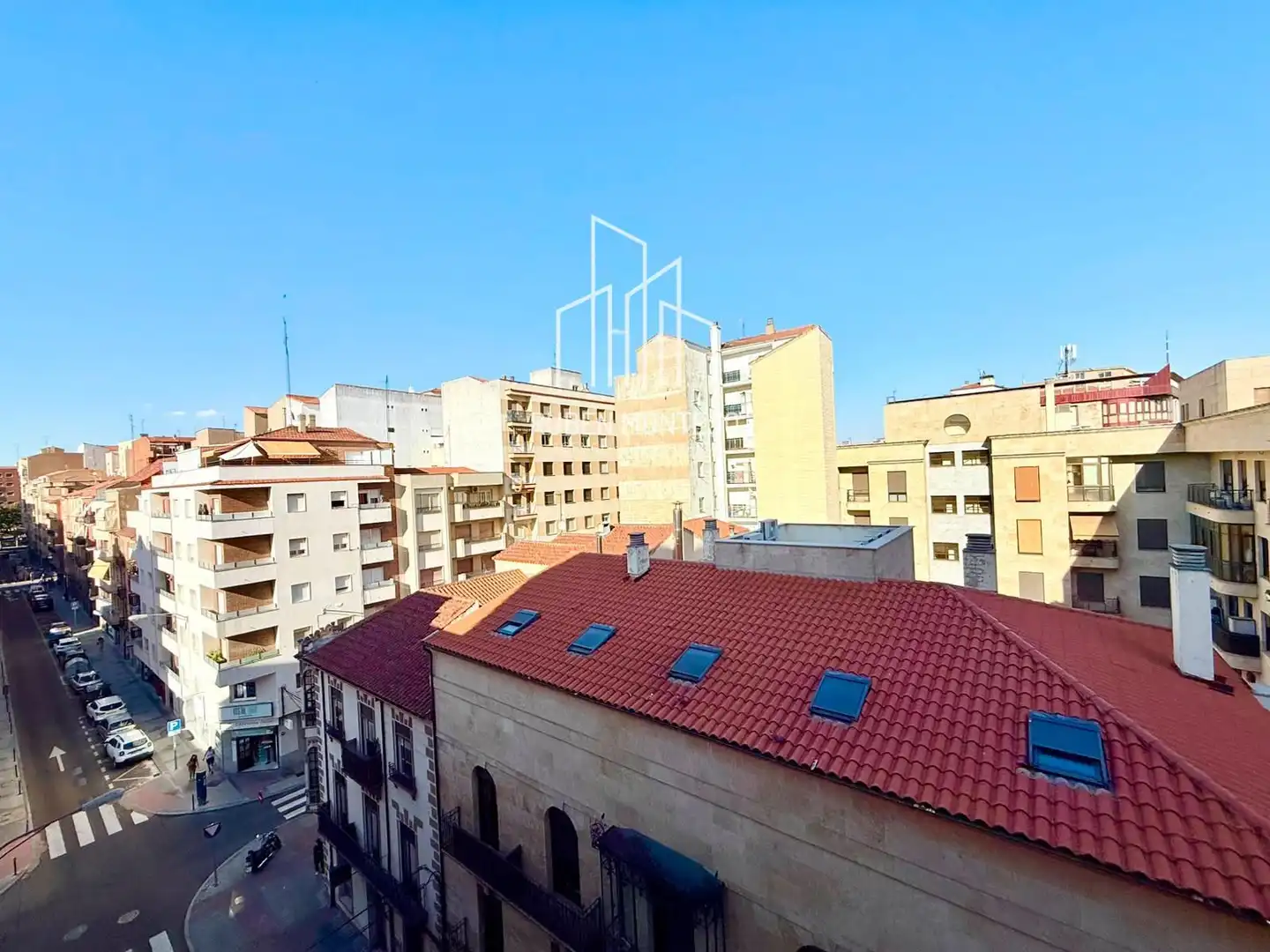 Vista exterior de Piso de alquiler en Salamanca con Calefacción, Parquet y Terraza