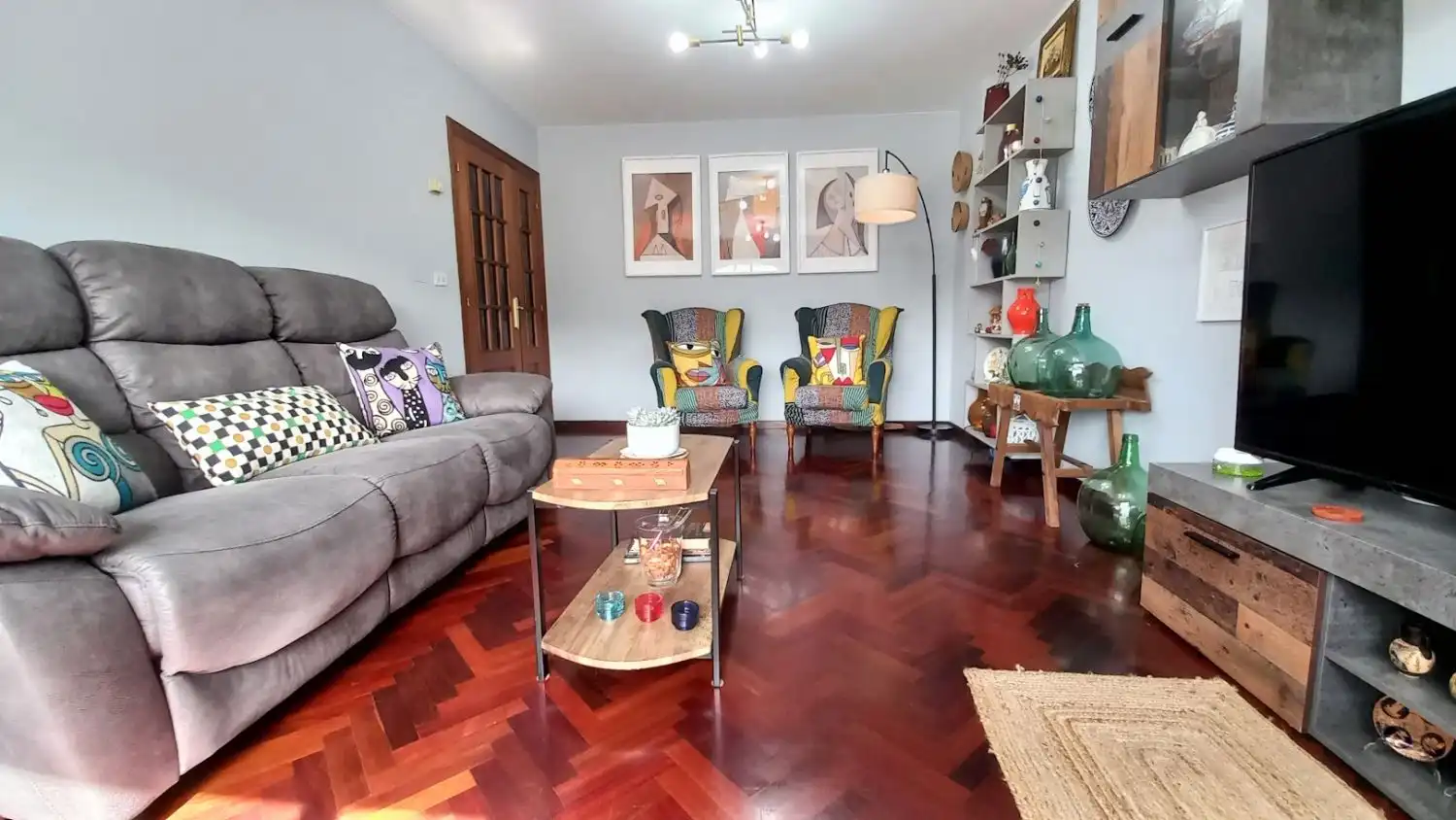 Sala de estar de Piso en venta en Arteixo pueblo