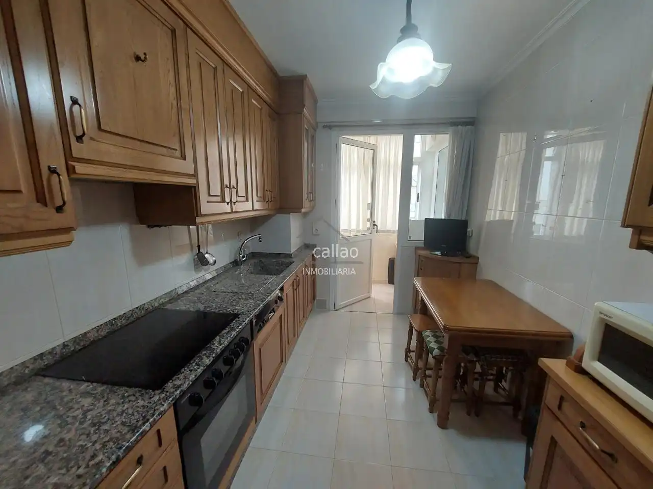Kitchen of Apartments for rent in Ferrol  with Heating and Furnished