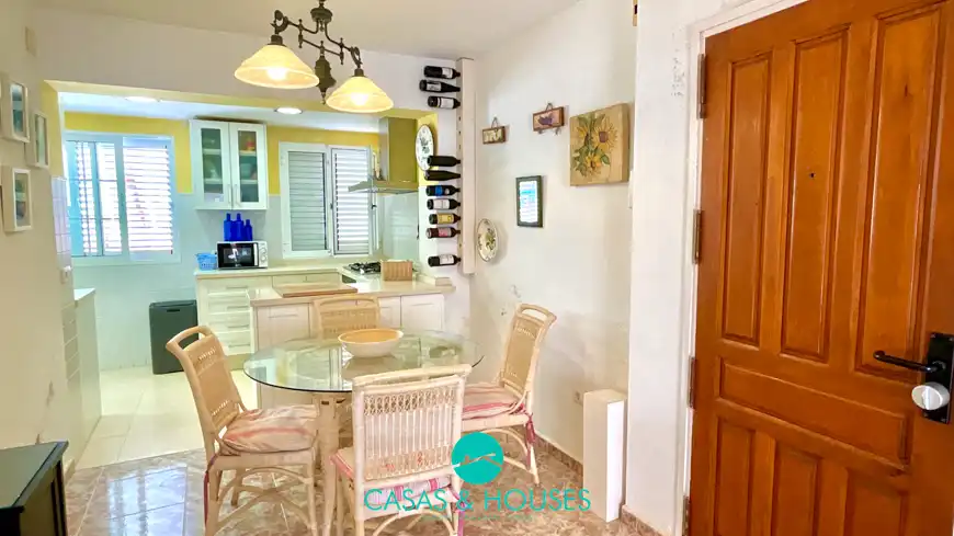 Kitchen of Flat for sale in La Manga del Mar Menor  with Air Conditioner, Terrace and Furnished