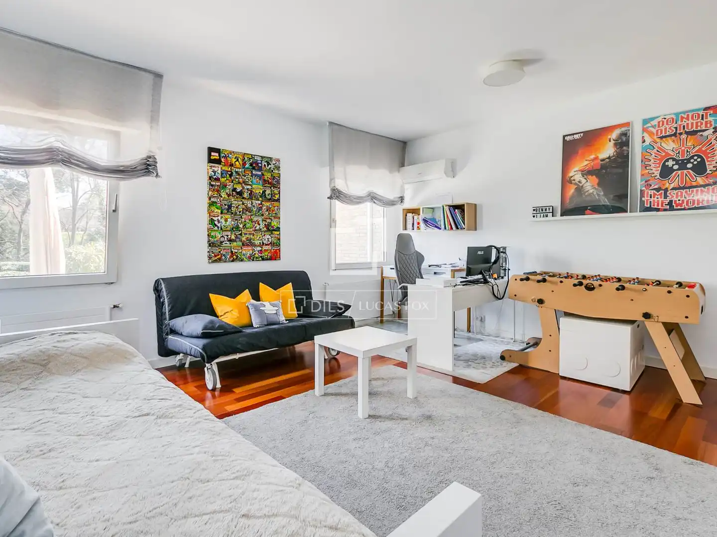 Sala de estar de Casa o chalet en venta en Algete con Aire acondicionado, Jardín privado y Parquet