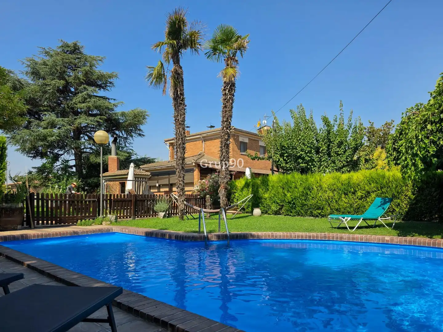 Garden of Houses for sale in Lleida  with Air Conditioner, Heating and Private garden