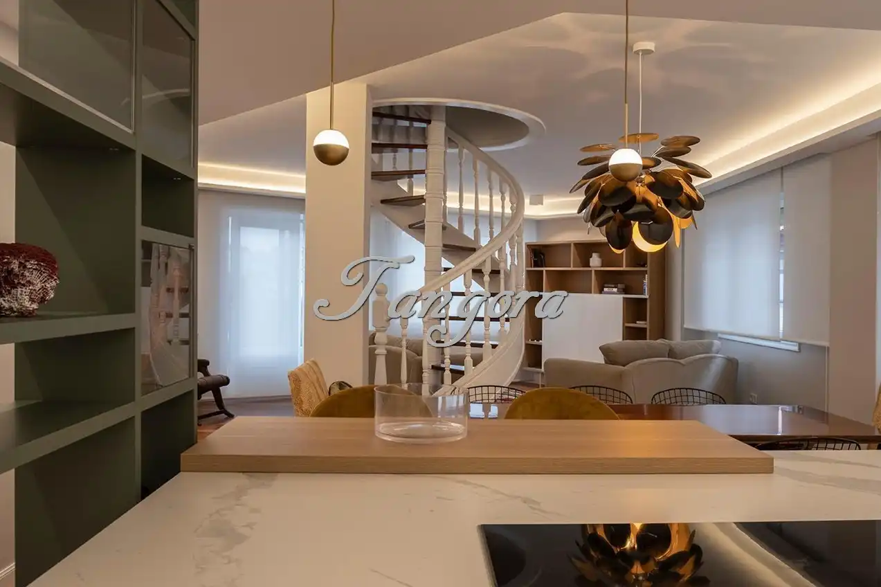 Kitchen of Attic for sale in Getxo   with Air Conditioner, Heating and Parquet flooring