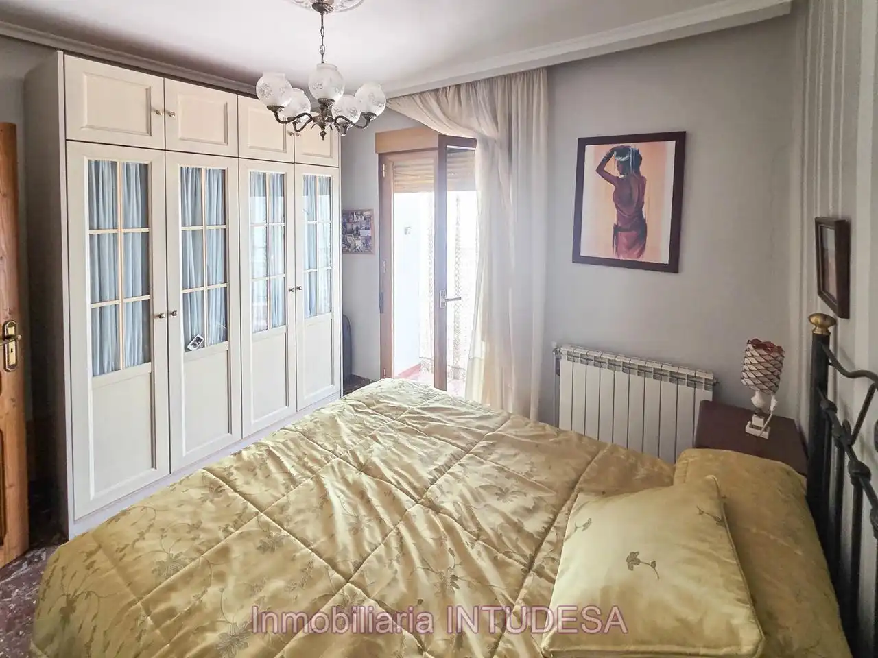 Bedroom of Houses for sale in Fustiñana  with Heating, Terrace and Storage room