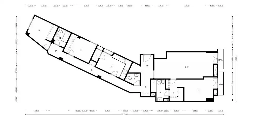Appartement avec terrasse à vendre à Calle RUZAFA 26, imagen 19