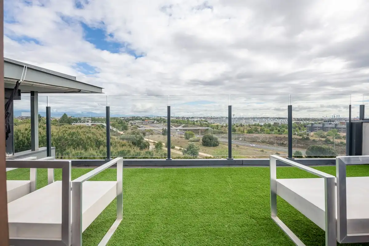 Terrasse von Dachboden zum Verkauf in Majadahonda mit Klimaanlage, Heizung und Privatgarten