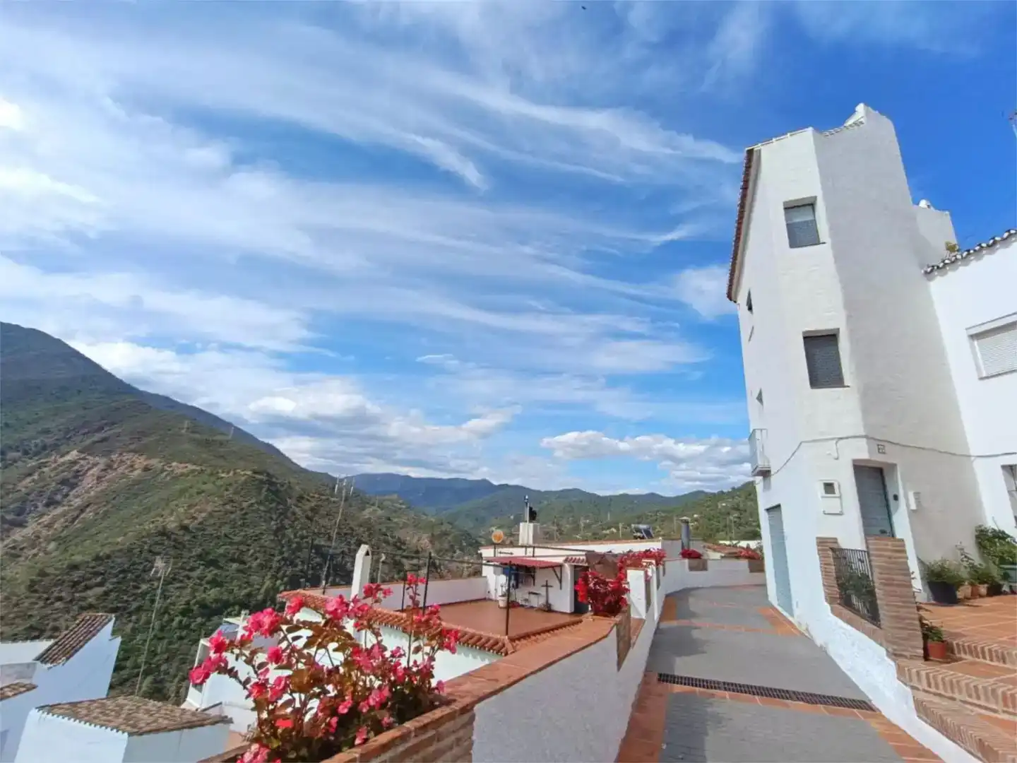 Vista exterior de Casa o chalet en venta en Istán con Aire acondicionado