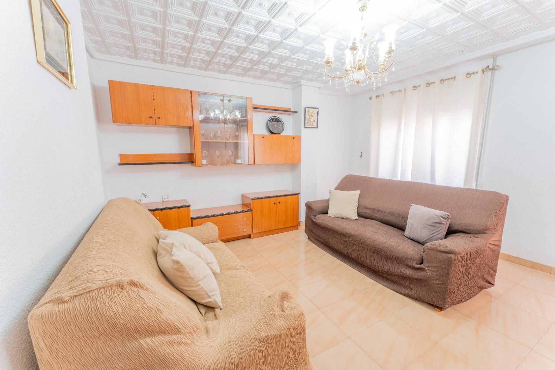Living room of Flat for sale in Elche / Elx  with Heating, Storage room and Balcony