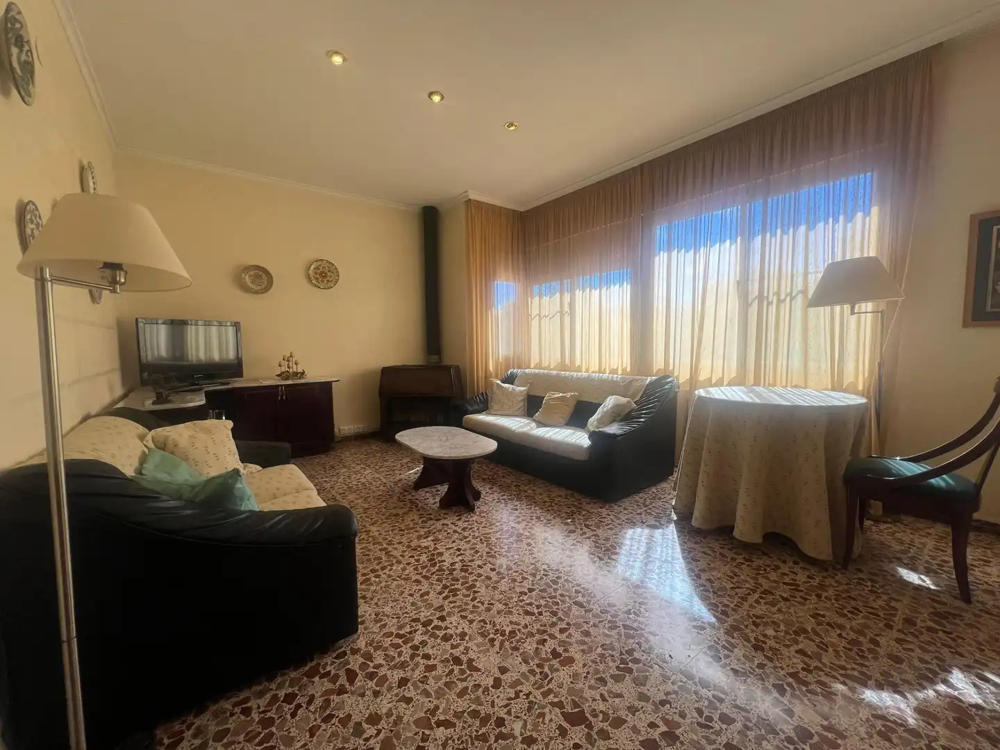 Living room of Houses for sale in Camarles  with Air Conditioner, Heating and Terrace