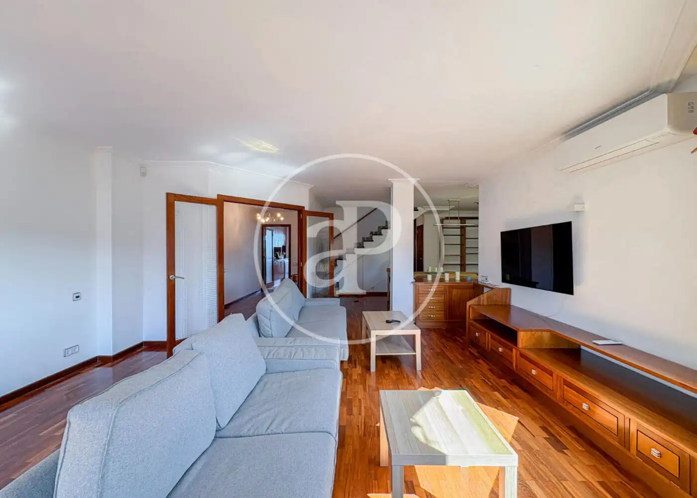 Sala d'estar de Àtic de lloguer en  Palma de Mallorca amb Aire condicionat, Calefacció i Terrassa