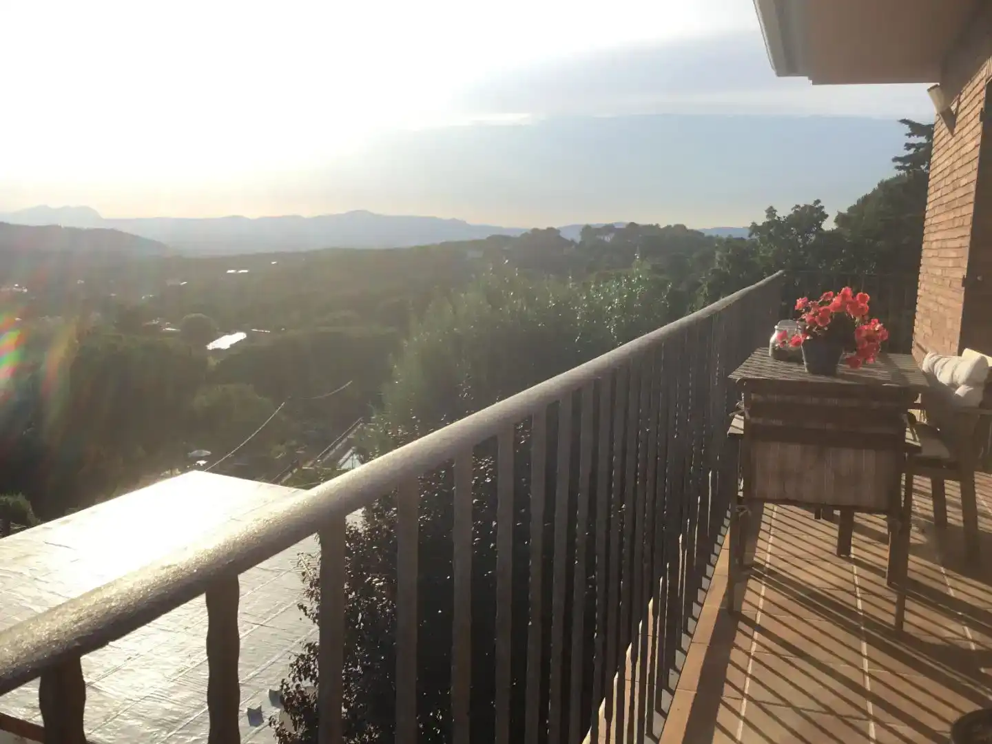 Terraza de Casa o chalet de alquiler en Vallromanes con Jardín privado, Trastero y Piscina