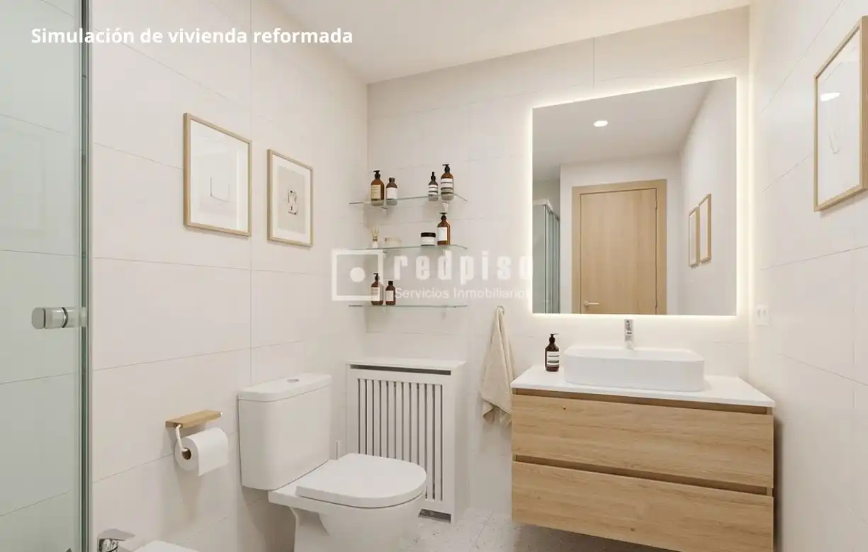 Bathroom of Flat for sale in Tres Cantos  with Heating, Private garden and Parquet flooring