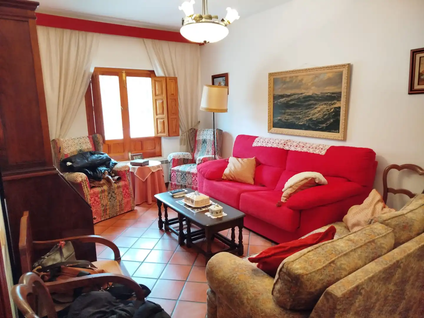 Living room of Detached homes for sale in Villanueva de los Infantes (Ciudad Real)  with Heating, Private garden and Storage room