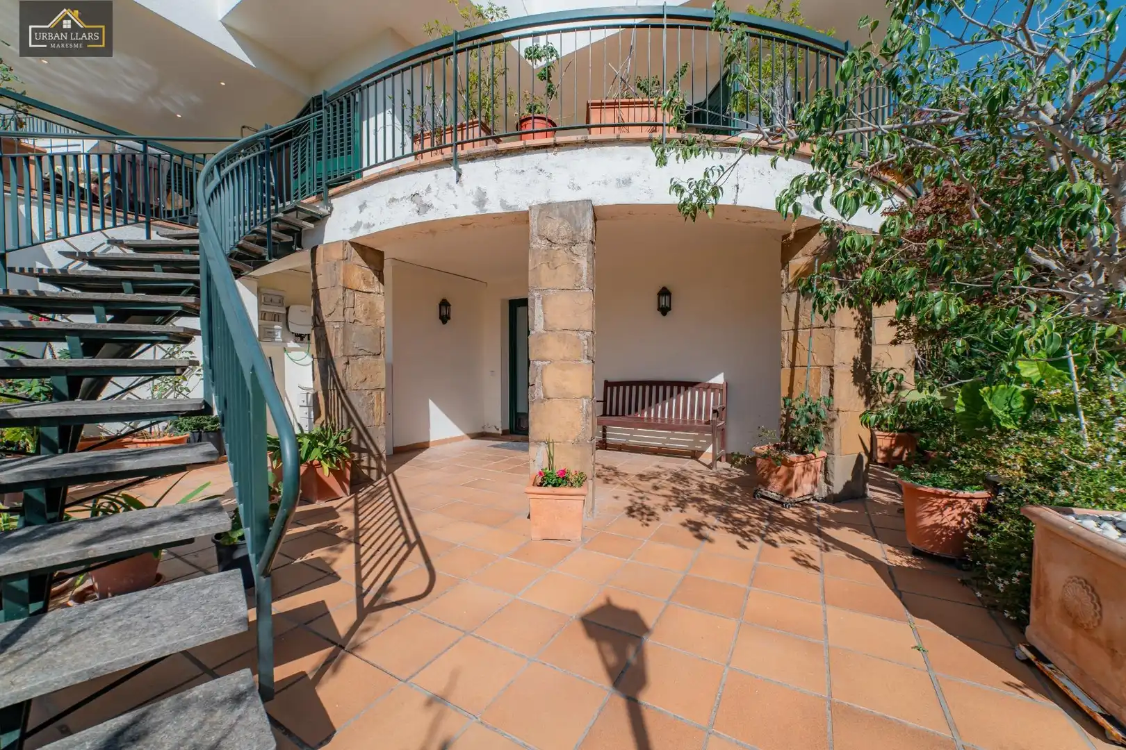 Terraza de Casa o chalet en venta en Sant Vicenç de Montalt con Jardín privado, Parquet y Piscina comunitaria