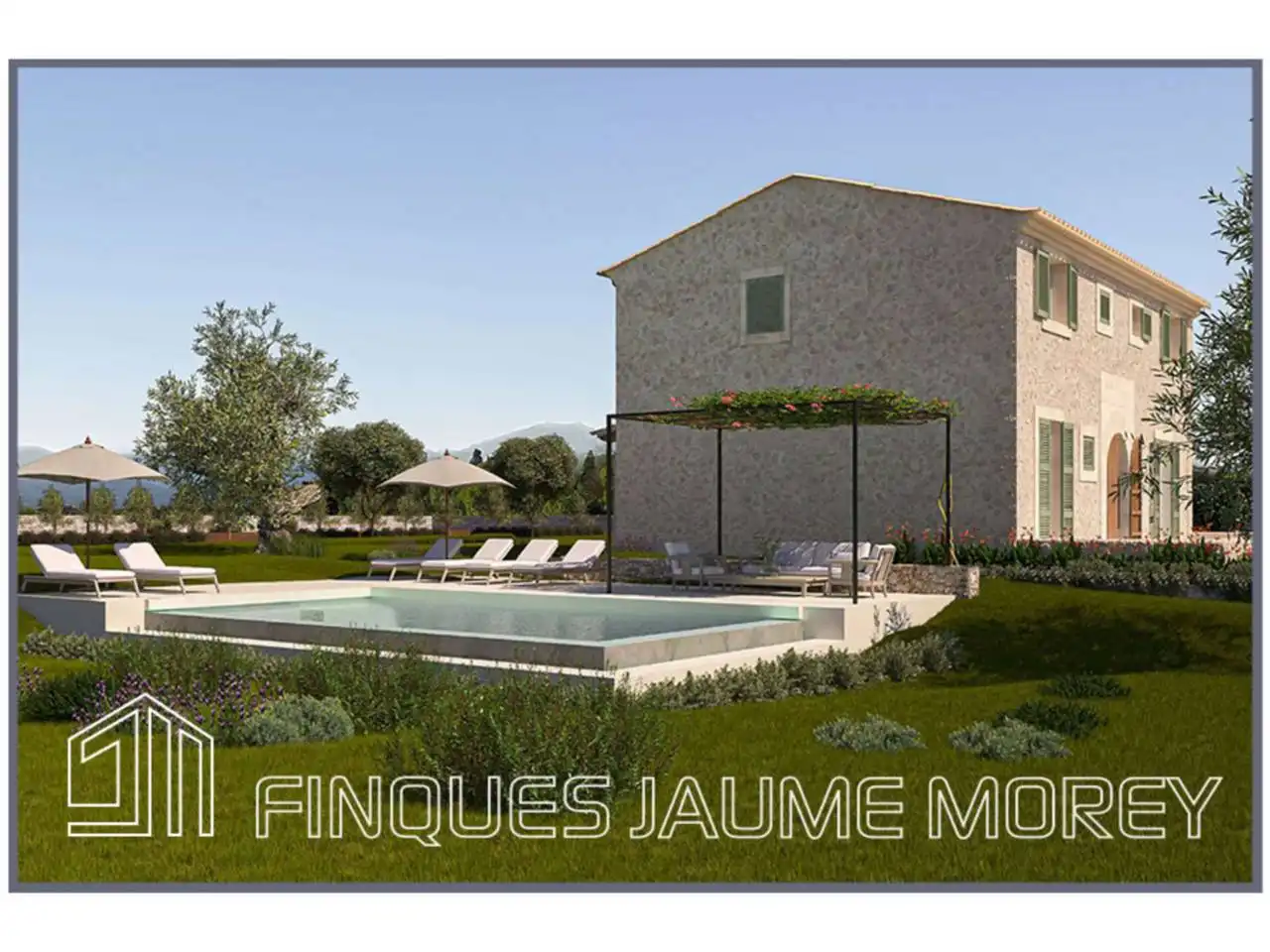 Finca rústica en venta en Búger con Jardín privado, Terraza y Piscina