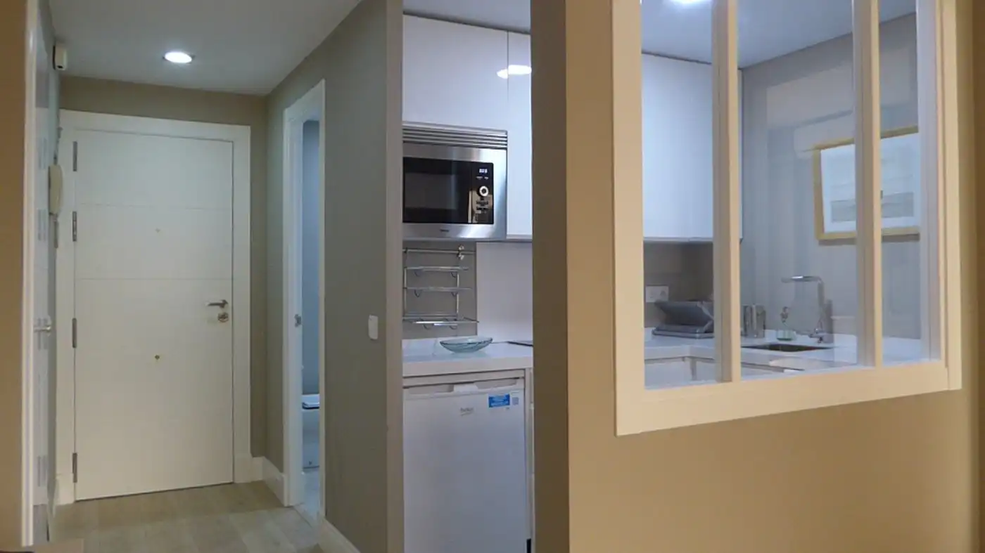 Kitchen of Apartments for rent in Jerez de la Frontera  with Air Conditioner and Parquet flooring