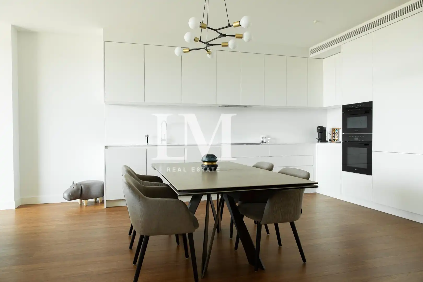 Dining room of Apartments for rent in Barcelona  with Air Conditioner, Private garden and Terrace