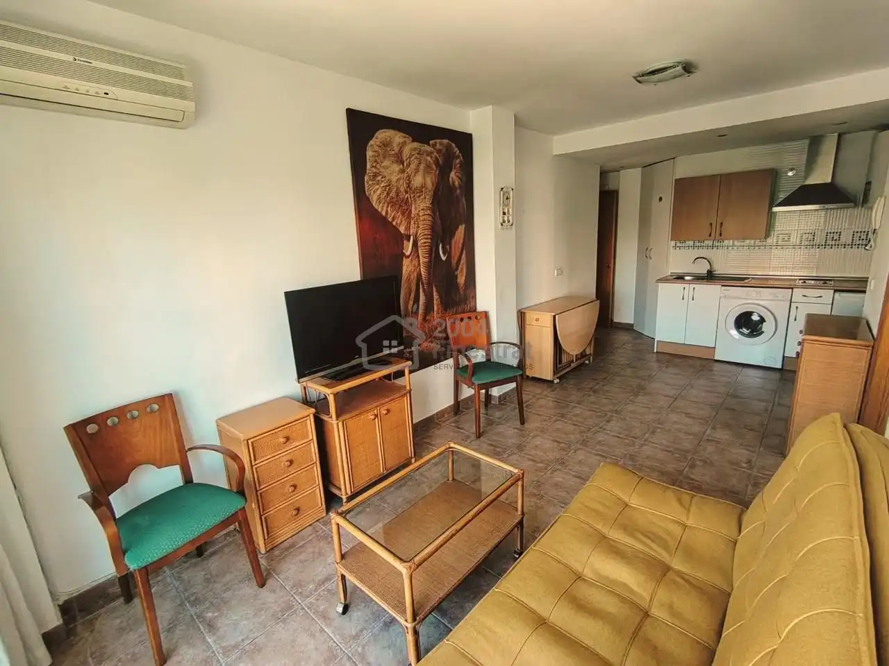 Wohnzimmer von Wohnung zum Verkauf in Finestrat mit Klimaanlage, Terrasse und Möbliert