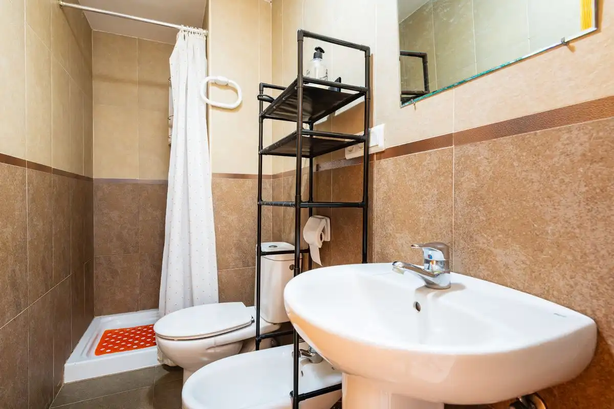 Bathroom of Flat for sale in Moncofa  with Heating, Terrace and Furnished