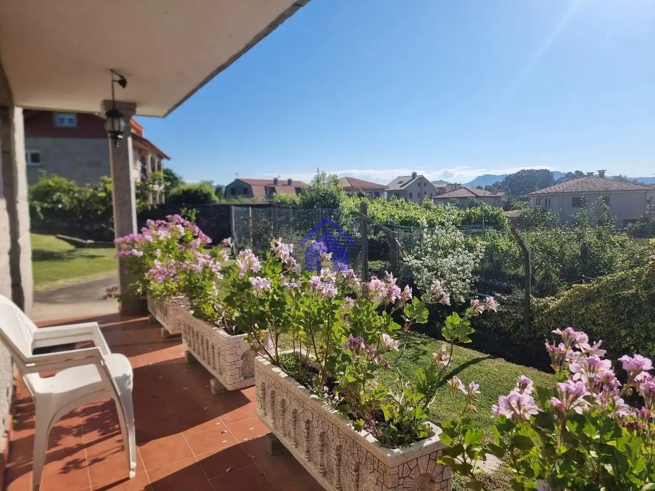 Jardín de Casa o chalet en venta en Baiona con Calefacción, Jardín privado y Trastero