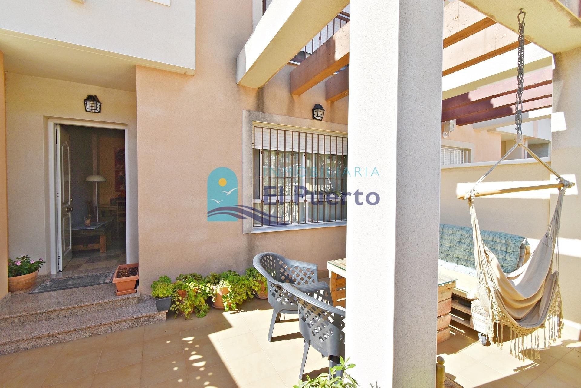 Vista exterior de Dúplex en venda en Mazarrón amb Aire condicionat, Calefacció i Jardí privat