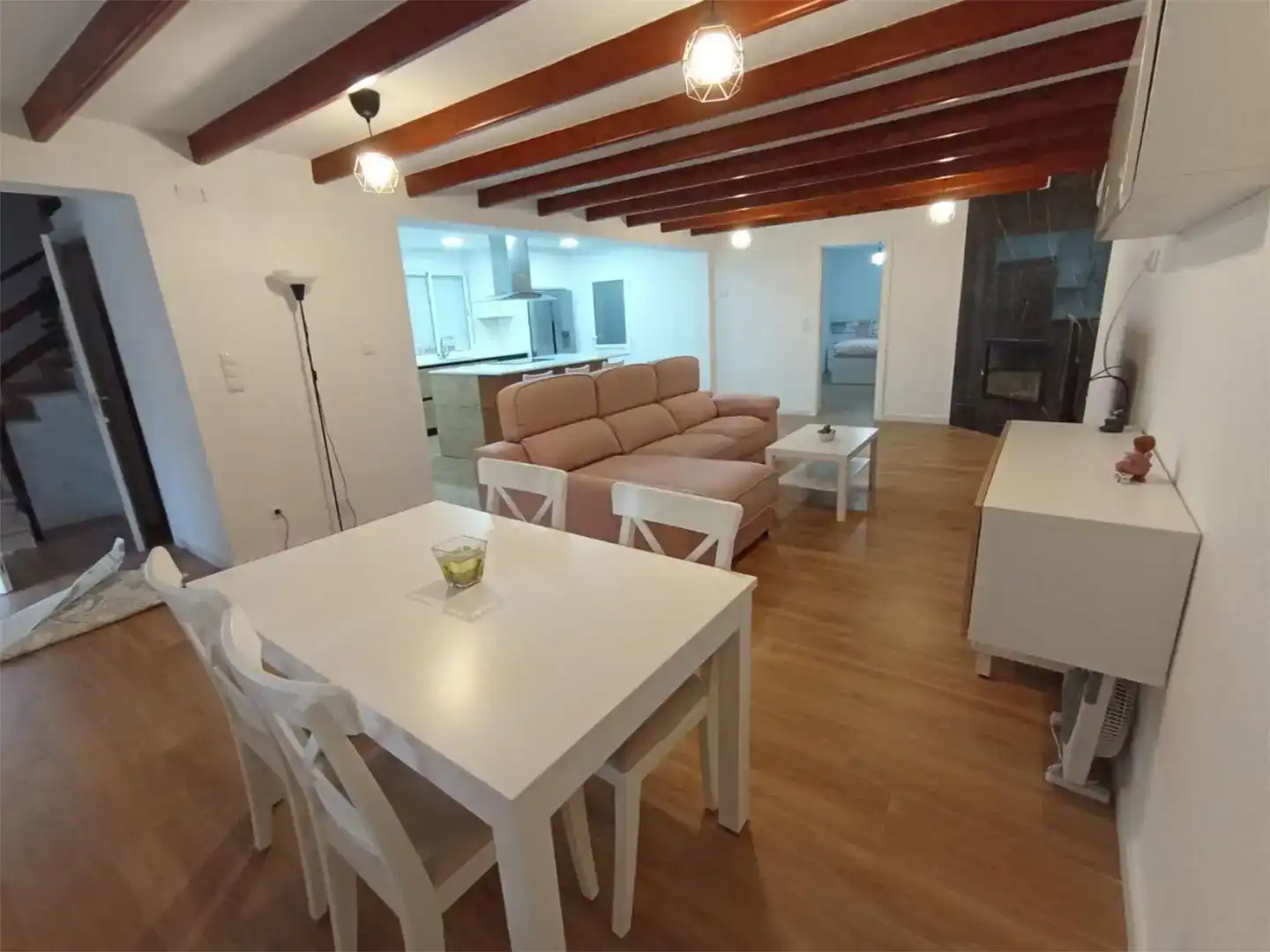 Sala d'estar de Pis en venda en Elche / Elx amb Aire condicionat, Jardí privat i Parquet